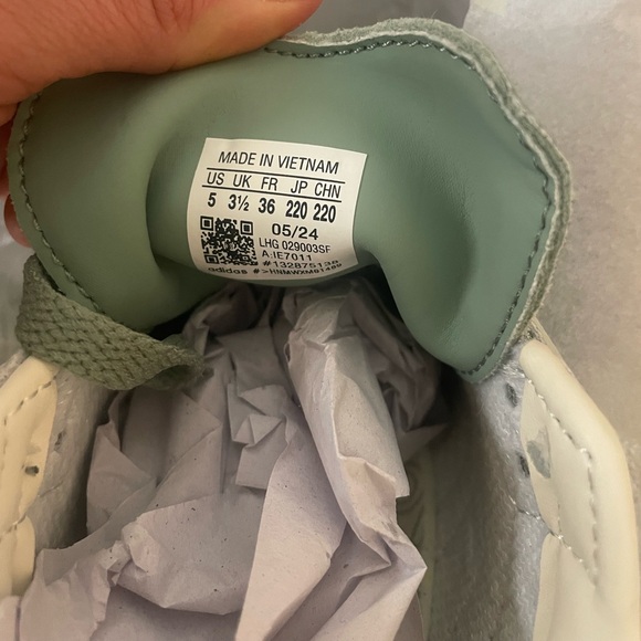 adidas Samba OG Silver Green Gum - Picture 7 of 7